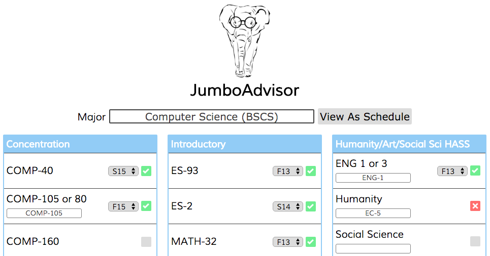 A screenshot of JumboAdvisor