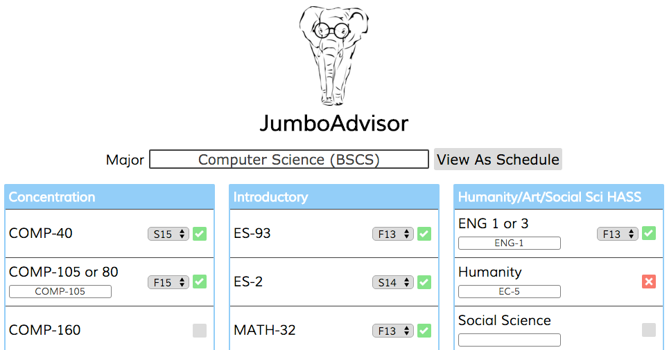 A screenshot of JumboAdvisor